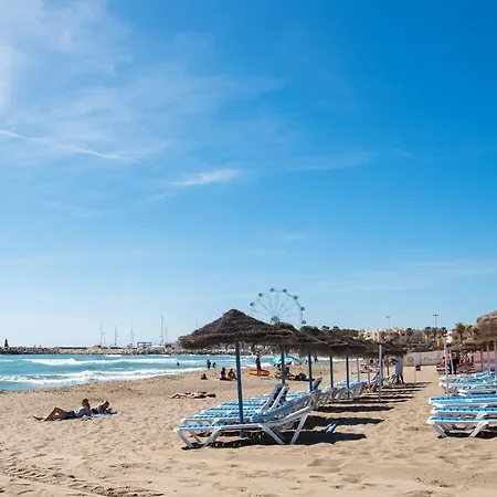 Апартаменты Aloha Marina Private 1st Line Ocean Carihuela Торремолинос